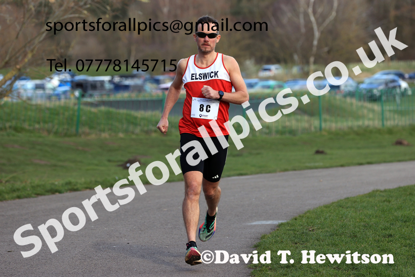 Senior Mens 2026 NECAA Royal Signals Road Relays, Hetton Lyons Country Park, Hetton le Hole. Photo: David T. Hewitson/Sports for All Pics
